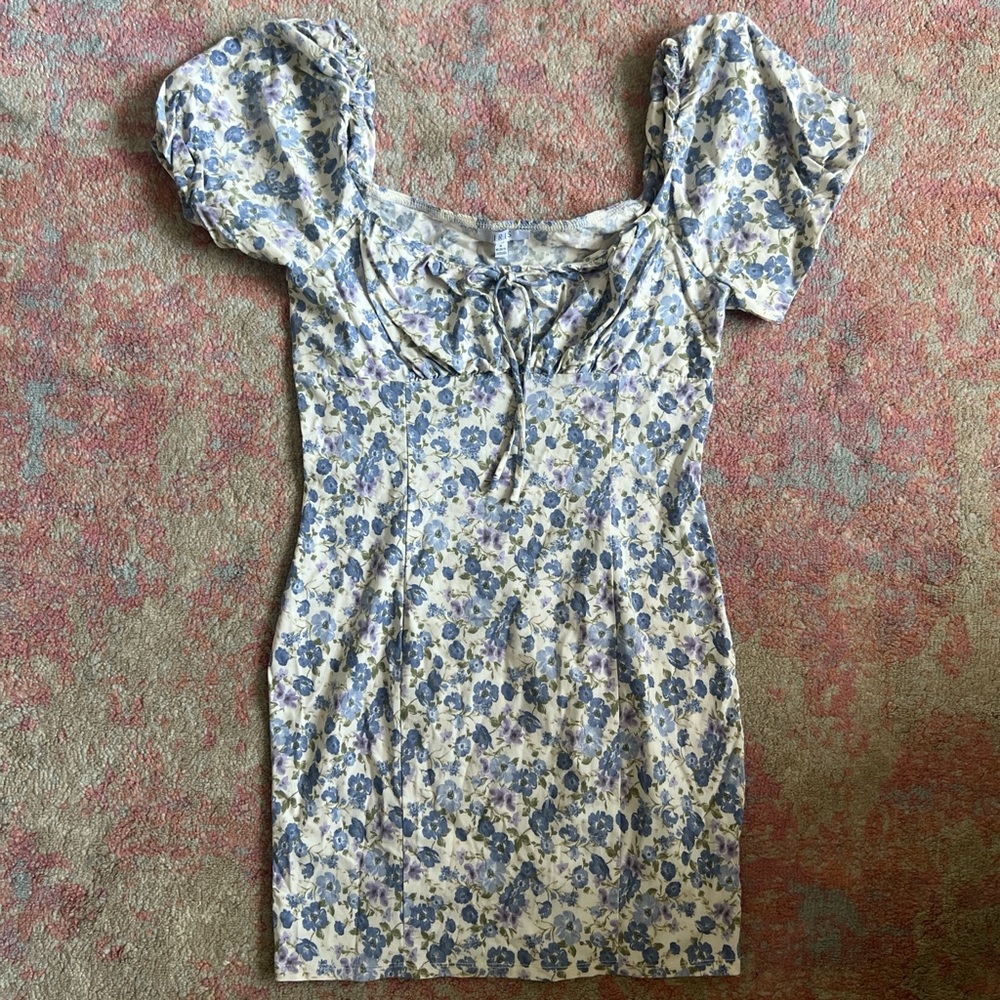 Floral Puff Sleeve Top
